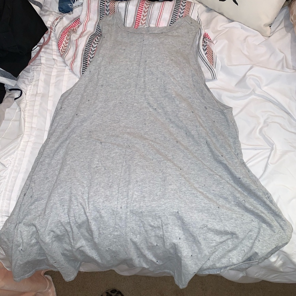 Grey tee shirt dress